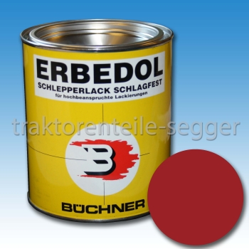 (18.67 Euro/L) 750 ml ERBEDOL rot felgenrot RAL 3002 Deutz Hanomag